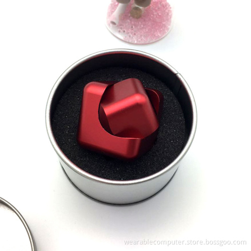 Wholesale 3D Metal Wind Spinner Toys for Kids EDC Focus Attention Fidget Hand Spinner Magic Cube Finger Spinner Gyro